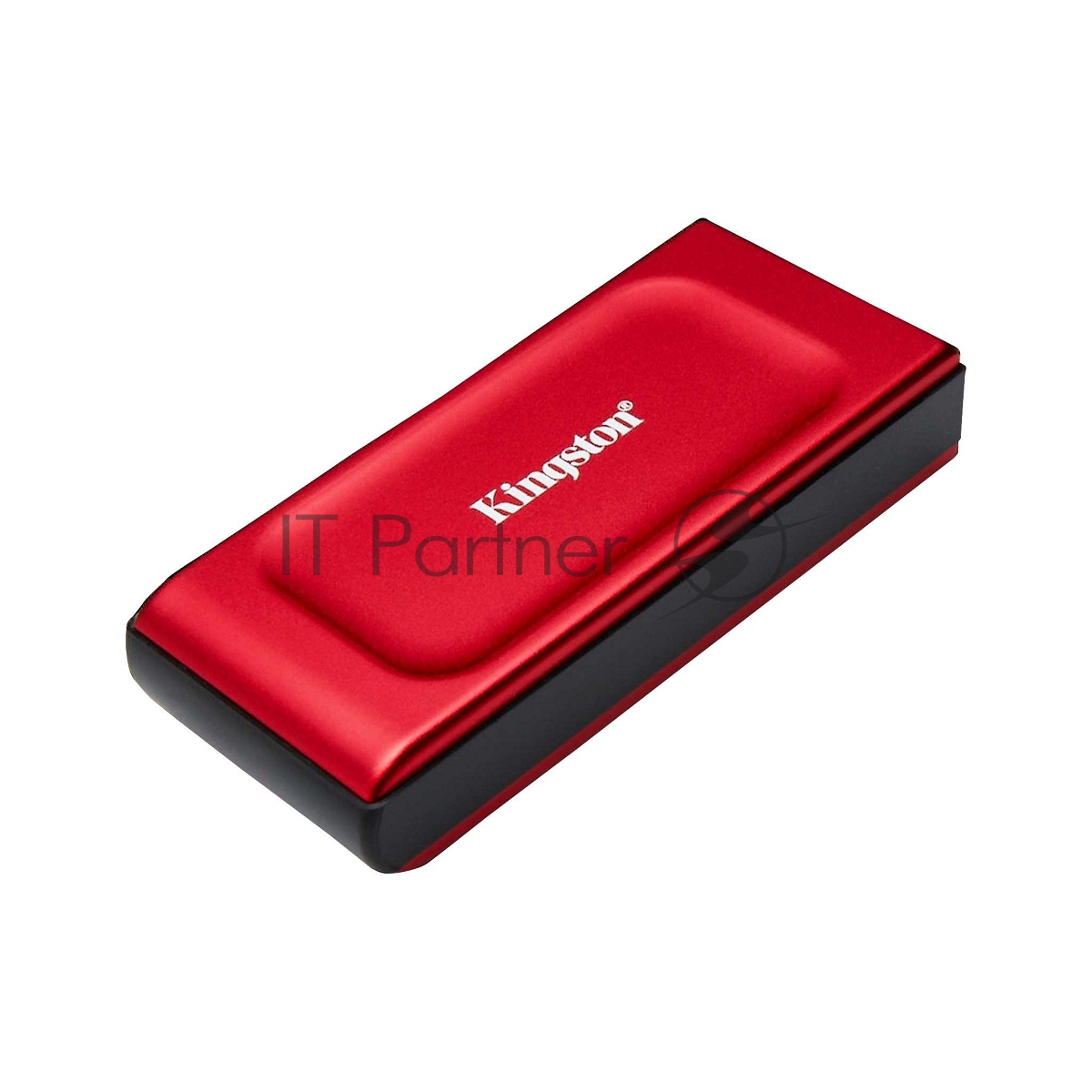 (Плохая упаковка) Kingston External SSD XS1000, 1000GB, Type-C/A, USB 3.2 Gen 2, R/W 1050/1000MB/s, 70x33x14mm, 29g., Red (12 мес)