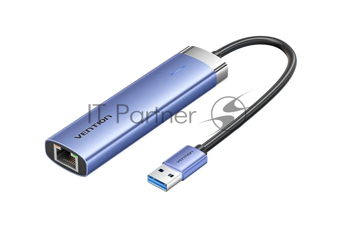 Vention TGFSB Сетевой адаптер Vention USB 3.0 M/Gigabit Ethernet RJ45+OTG хаб  3xUSB  Синий  - 0.15м.