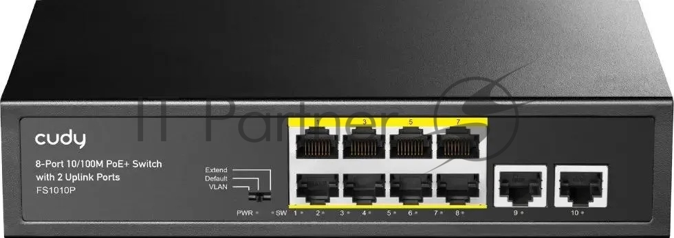 Коммутатор Cudy FS1010P, 10×100 Мбит/с