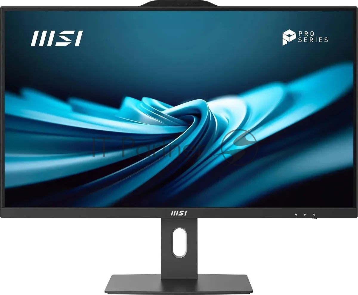 Моноблок MSI Pro AP272P 14M AiO 27" FHD(1920x1080)IPS AG Non-touch, Core i5-14400 (2.5GHz), 16Gb DDR5(2x8Gb), 512Gb SSD M.2, Intel UHD,WiFi,BT,camera, WirelessKB&mouse Eng/Rus,No OS,1y war-ty, черный (9S6-AF8321-802)
