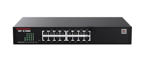IP-COM G2216D Коммутатор управляемый, 16 портов, 16x1 Гбит/с, металлический корпус