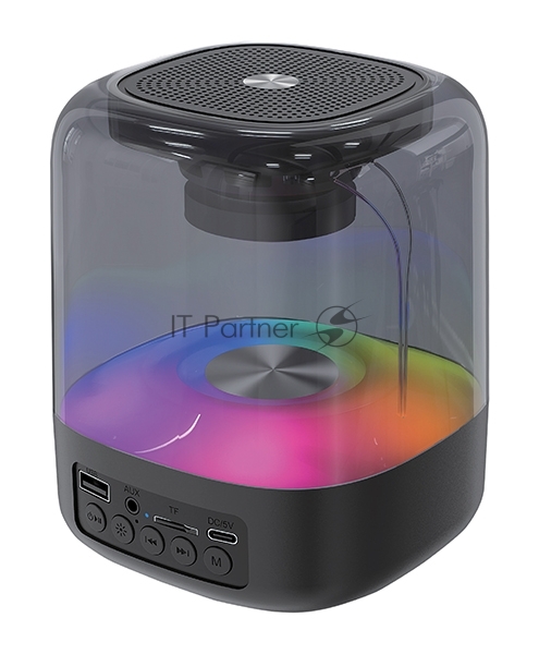 Акустическая система QUMO Plasma ВТ 0082 5 ВТ объемное звучание RGb подсветка