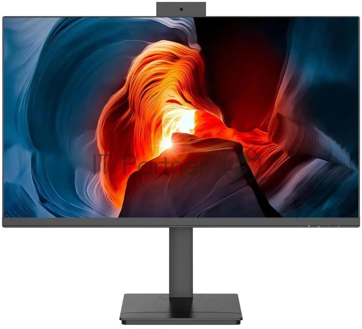 Монитор 27" NPC MF2712-B IPS 1920x1080, 100 Гц, 4 мс, 16:9, 300 кд/м², HDMI, DisplayPort, VGA, FreeSync, G-Sync Compatible, HDR, Flicker Free, Low Blue Light, веб-камера, черный