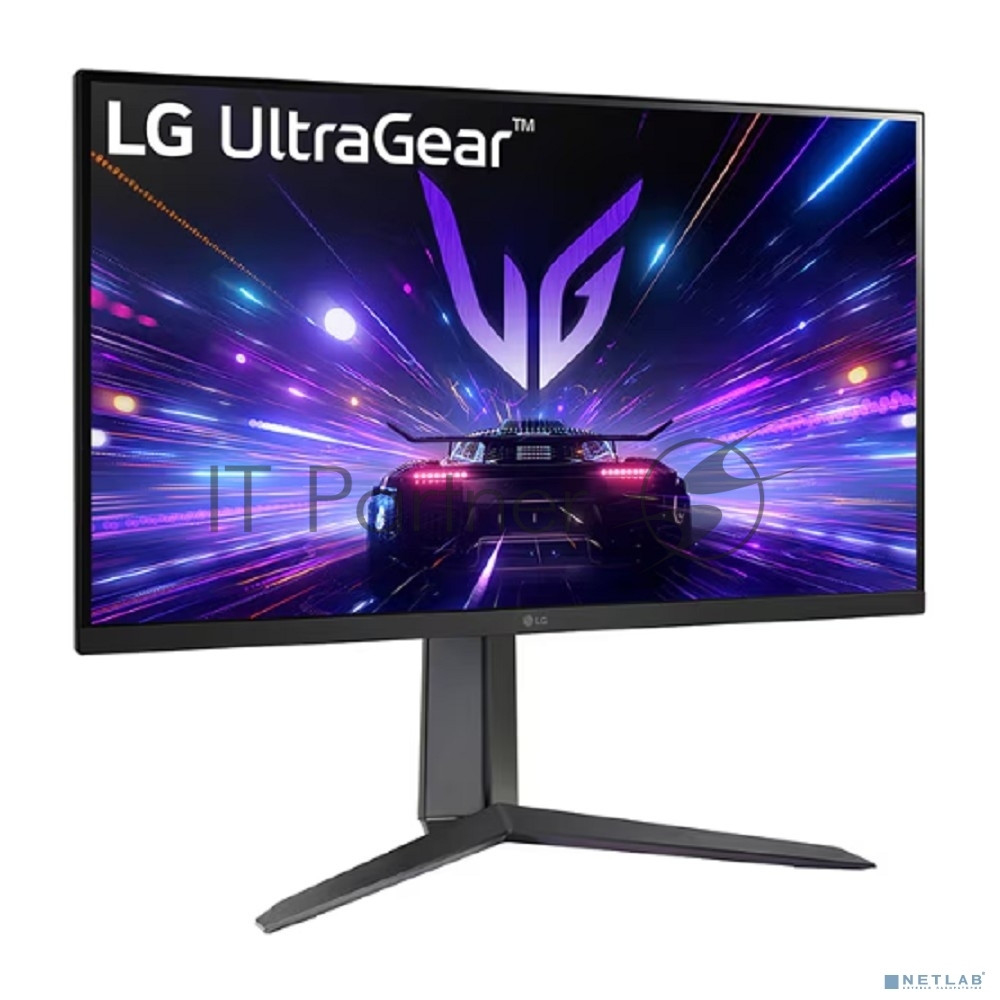 Монитор 27" LG UltraGear 27GS65F-B IPS 1920x1080, 180 Гц, 1 мс, 16:9, HDR10, 300 кд/м², DisplayPort, HDMI 2.0, Flicker Free, Low Blue Light, виртуальный прицел, стабилизатор черного цвета, счетчик кадров, трехсторонний безрамочный дизайн, регулировка по высоте, поворот на 90 градусов, черный