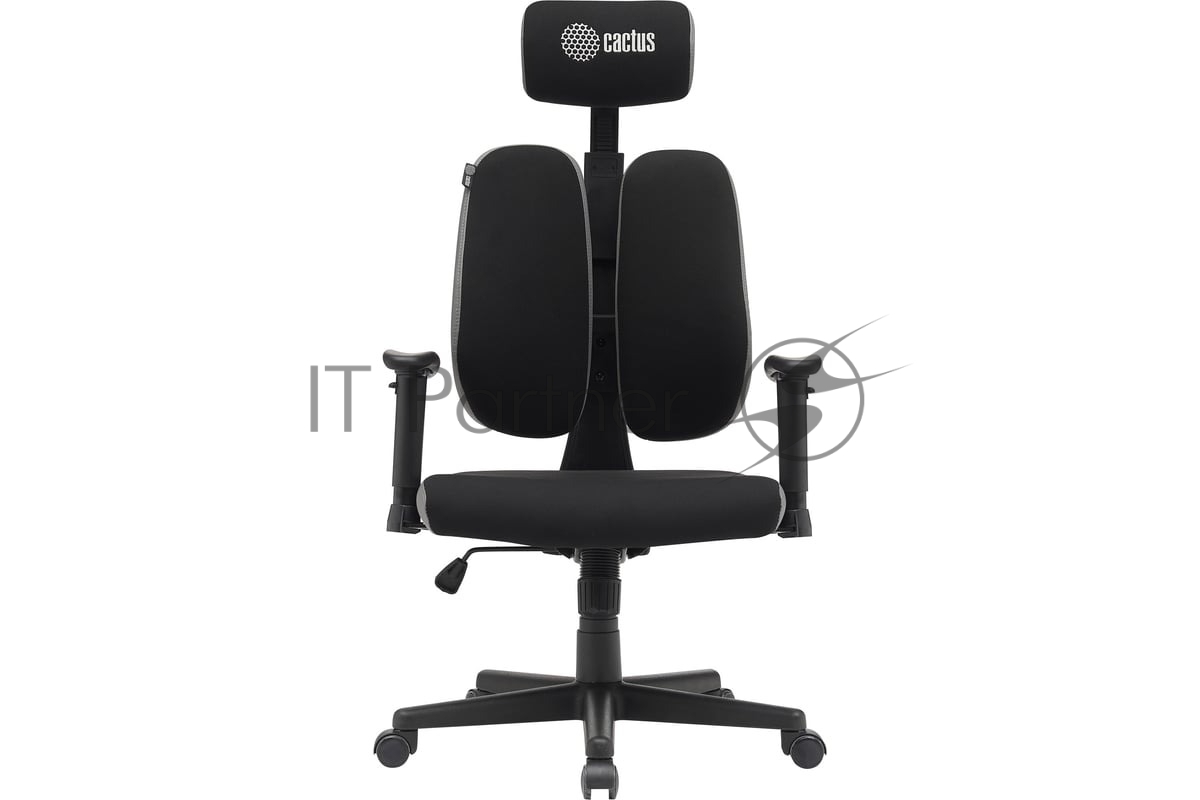 Кресло Cactus CS-CHR-MC03-BKGY черный, сетка