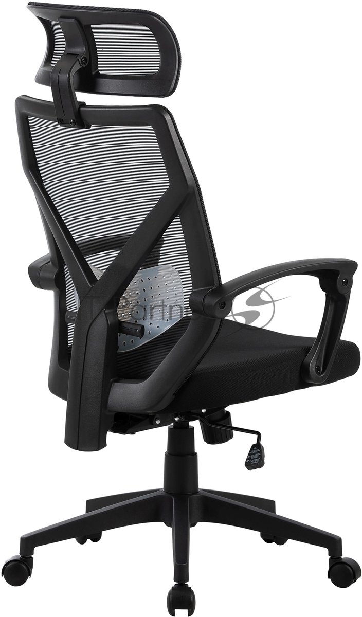 Кресло Cactus CS-MC414-BK черный, сетка