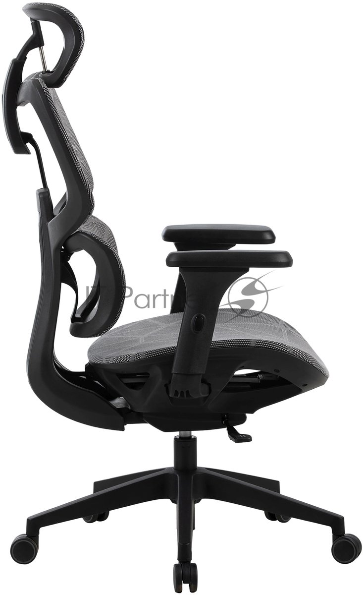 Кресло Cactus CS-MC555-GY черный, сетка