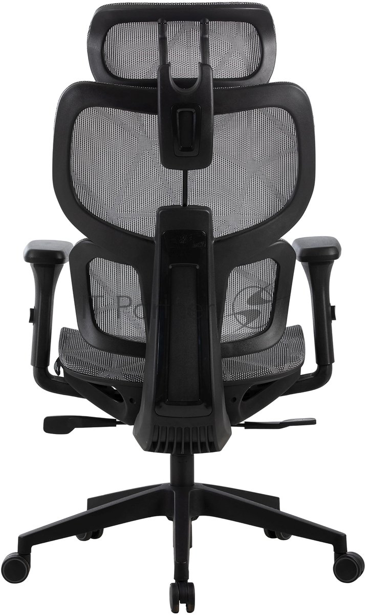 Кресло Cactus CS-MC555-GY черный, сетка