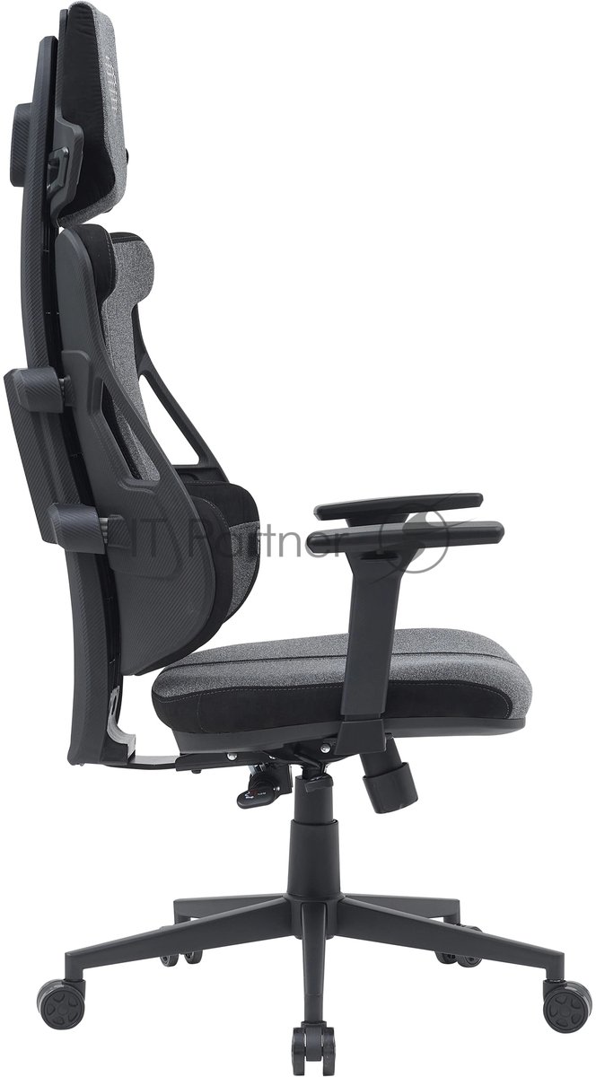 Кресло Cactus CS-CHR-DUO-GYBK серый, экокожа
