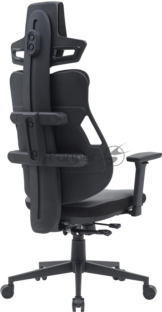 Кресло Cactus CS-CHR-DUO-GYBK серый, экокожа