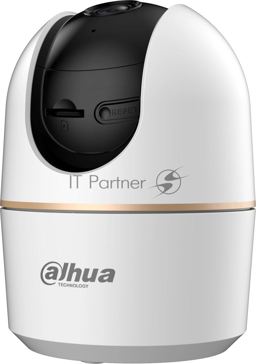 Видеокамера DAHUA Мини-PT IP-видеокамера с Wi-Fi 3Мп; 1/3.2” CMOS; объектив 3.6мм; механический ИК-фильтр; чувствительность 0.01лк@F2.0; сжатие: H.265; 2 потока до 3Мп@25к/с; видеоаналитика: обнаружение людей; ИК