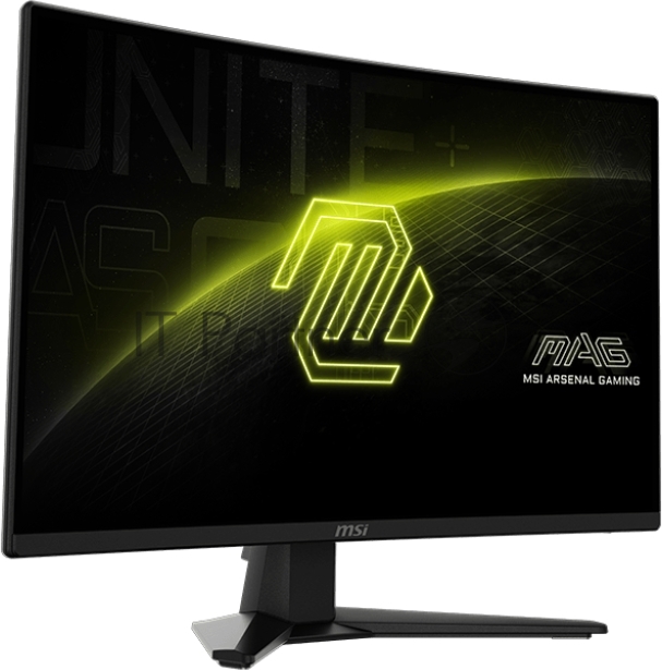 Монитор 27" MSI MAG 274CXF VA 1920x1080, 280 Гц, 0.5 мс, 16:9, изогнутый (1500R), 300 кд/м², HDMI 2.0b (x2), DisplayPort 1.2a, USB-C, выход на наушники, Flicker Free, Low Blue Light, поддержка HDCP, PIP, слот для замка, трехсторонний безрамочный дизайн, черный