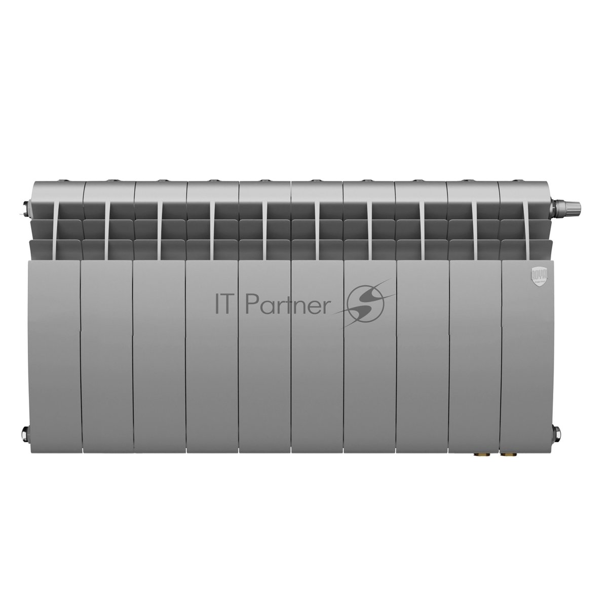 Радиатор Royal Thermo BiLiner 350 Silver Satin VR80 - 10 секц.
