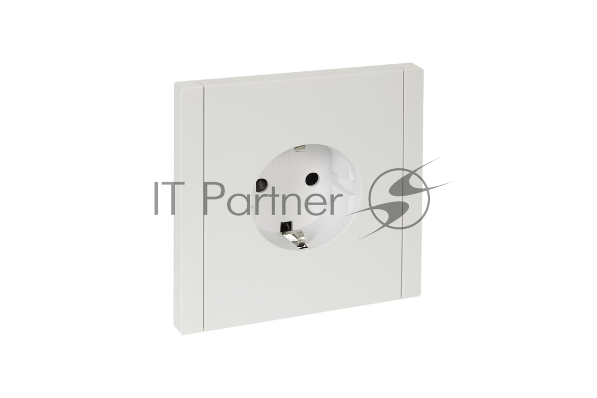 Розетка СП FORTE&PIANO FP215 16А с заземл. защ. шторки винт. крепл. белый IEK FP-R14-16-K01
