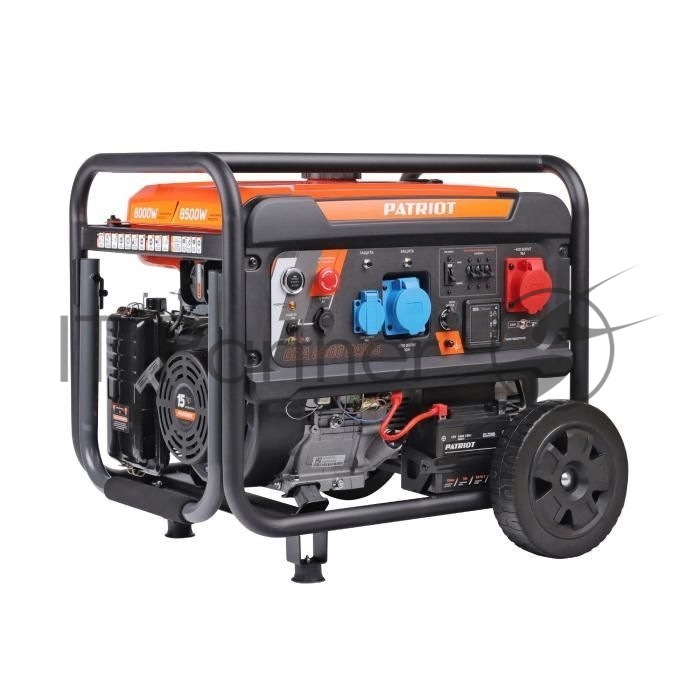 Электрогенератор бензиновый Patriot GRA 8500DAWS, 8.5 кВт, 75 дБ, 103 кг