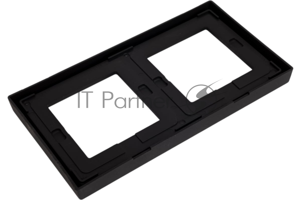 Рамка 2-м ArtGallery IP44 карбон SE GAL441002
