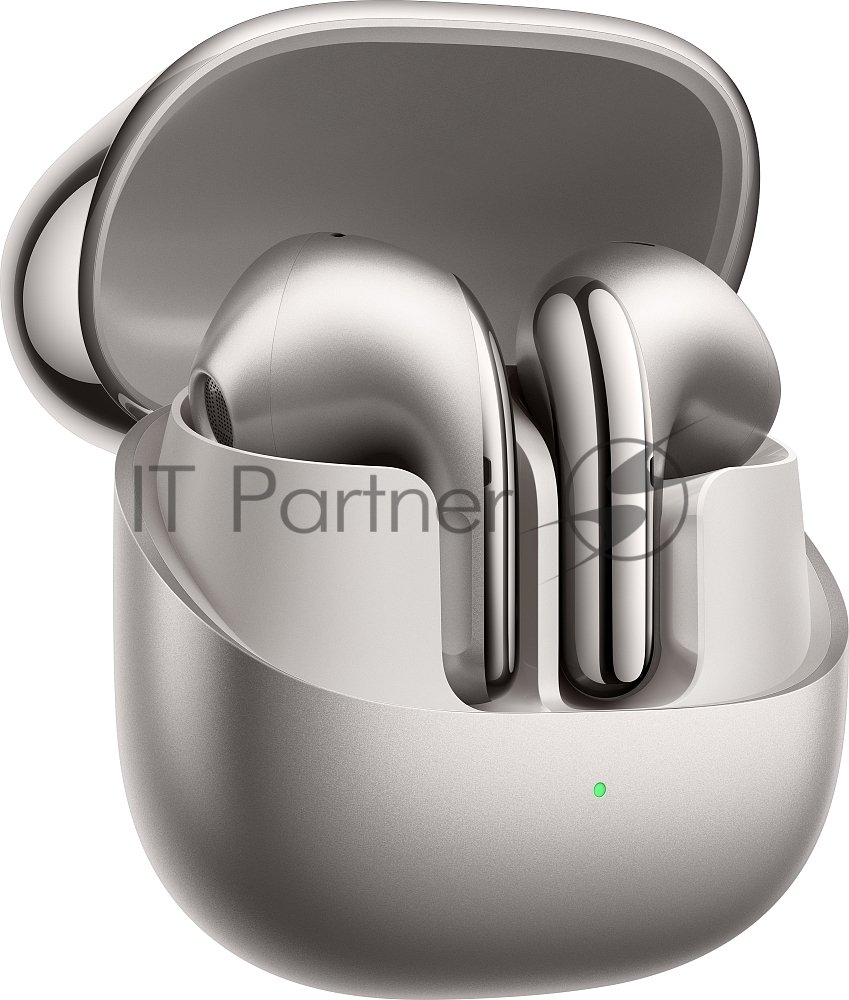 Наушники TWS Xiaomi Buds 5 серый, вкладыши, Bluetooth, активное шумоподавление, до 6 ч