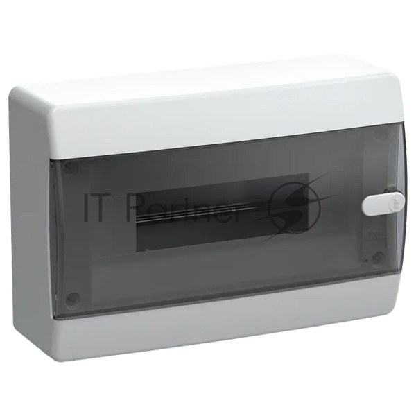 Корпус пластиковый IEK UNION Compact ЩРН-П-12 IP41 черная прозрачная дверь (UIC-KP12-N-12-41-K01)