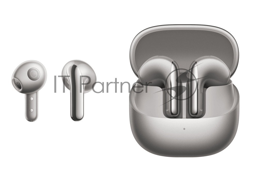 Наушники TWS Xiaomi Buds 5 серый, вкладыши, Bluetooth, активное шумоподавление, до 6 ч