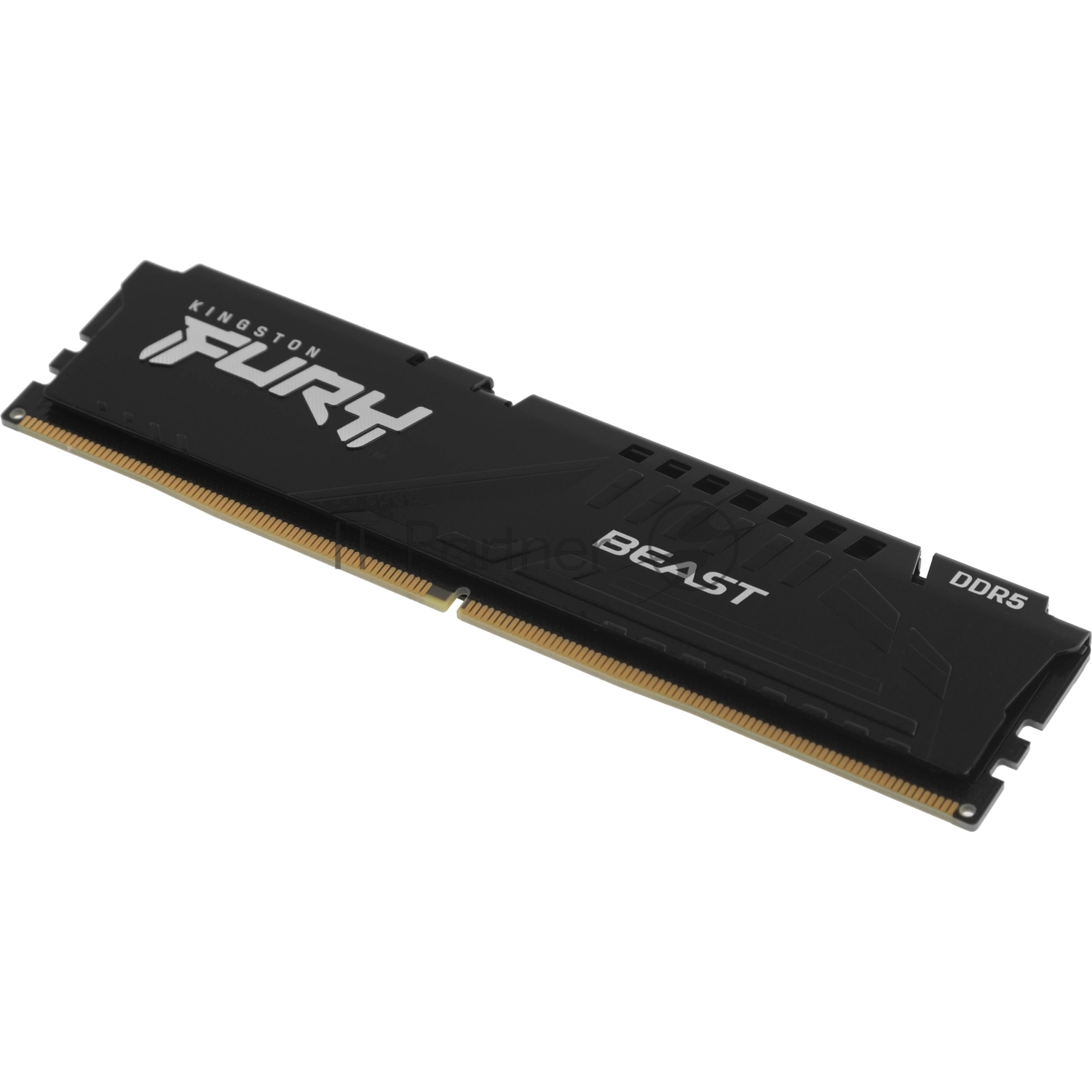 Оперативная память Kingston Fury Beast, DDR5, 32GB (1x32GB), 6000MHz, CL30, DIMM, с радиатором, черный