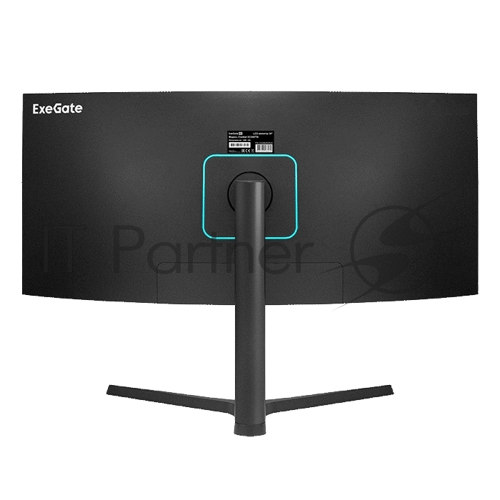 Монитор 34" ExeGate Combat EC3400TA VA Curved R1800 LED, UltraWide QHD 3440x1440, 165 Гц, 1 мс, 21:9, 300 кд/м², 2xHDMI, 2xDP, 1x3.5 мм, изогнутый черный