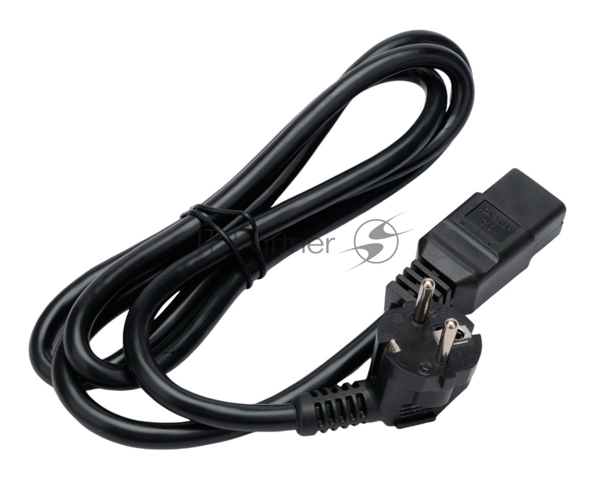 Кабель питания Cablexpert PC-S22-C19-2.5-1.5M, Schuko-C19, 3x2.5мм2, 16A, с заземлением, медь, 1.5м, черный, пакет