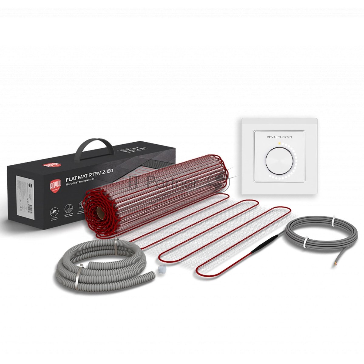 Мат нагревательный Royal Thermo Flat Mat RTFM 2-150-8 (комплект с терморегулятором RTO-16)