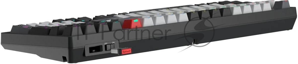 Клавиатура беспроводная механическая A4Tech Bloody WS98 USB черный/серый (WS98)