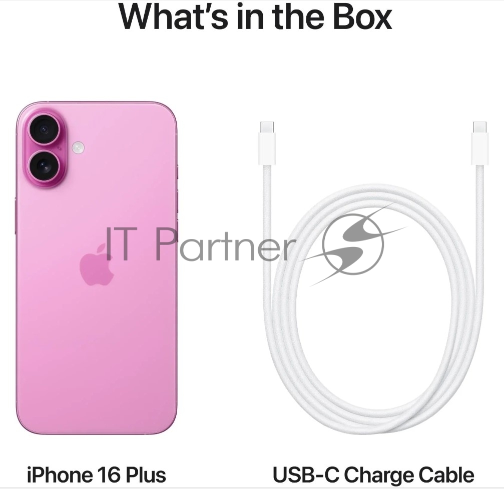 Смартфон Apple iPhone 16, 8/128Gb, розовый