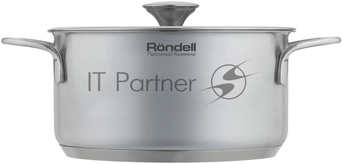 Кастрюля Rondell Modern RDS-1746, 2л, 18см, с крышкой, стальной