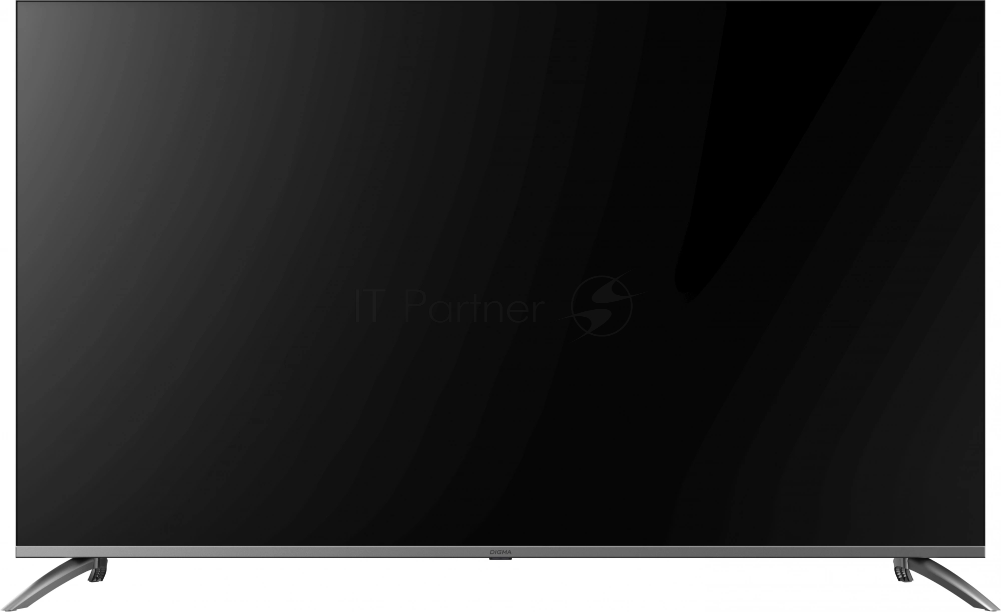 Телевизор Digma 65" DM-LED65UBB41 Metal темно-серебристый LED UHD 60Hz Android TV