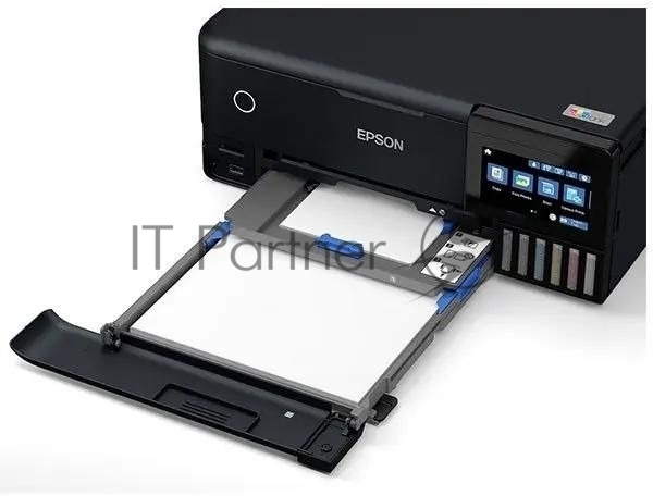 МФУ струйное Epson EcoTank L8160 (C11CJ20503) черный, A4, ч/б печ. 16 стр/мин., цв. печ. 12 стр/мин., 5760x1440 DPI, USB, Wi-Fi, Ethernet