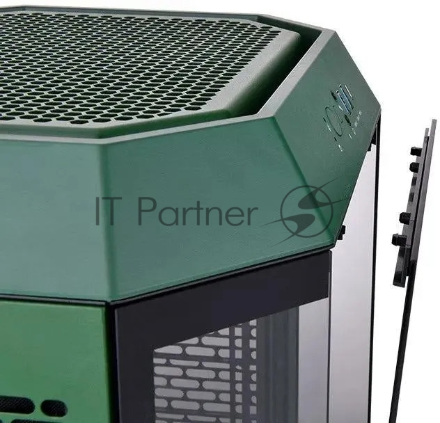 Корпус для ПК Thermaltake - The Tower 300 Racing Green, 3х2.5", 3х3.5", 2xUSB3.0, Micro Tower, без БП, цвет чёрно-зелёный, CA-1Y4-00SCWN-00