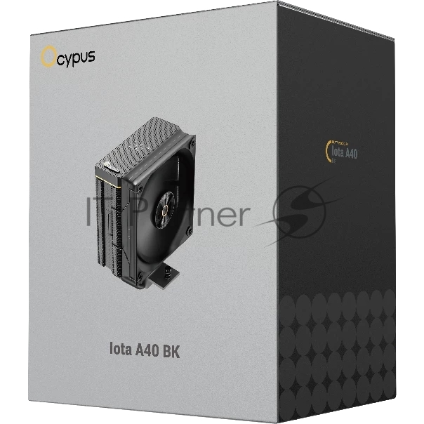 Кулер Ocypus Iota A40 BK Black Iota-A40-BK черный 120мм алюминий+медь 2000rpm 29db 4-pin 220W 156мм