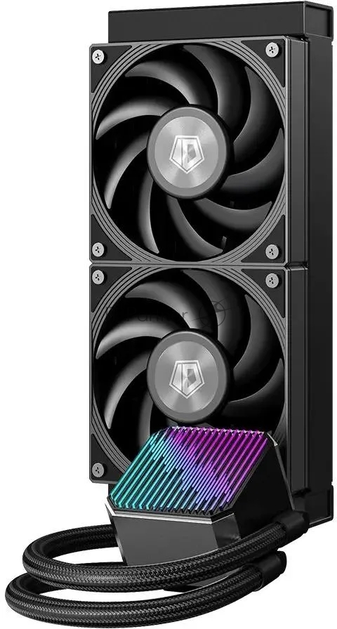 Система жидкостного охлаждения ID-Cooling DX240 MAX ARGb черный 120мм алюминий+медь 2150rpm 32.5db 4-pin 300W