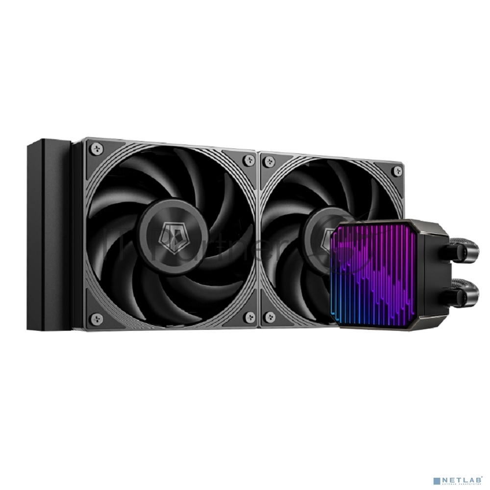 Система жидкостного охлаждения ID-Cooling DX240 MAX ARGb черный 120мм алюминий+медь 2150rpm 32.5db 4-pin 300W