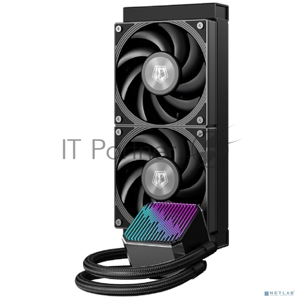 Система жидкостного охлаждения ID-Cooling DX240 MAX ARGb черный 120мм алюминий+медь 2150rpm 32.5db 4-pin 300W