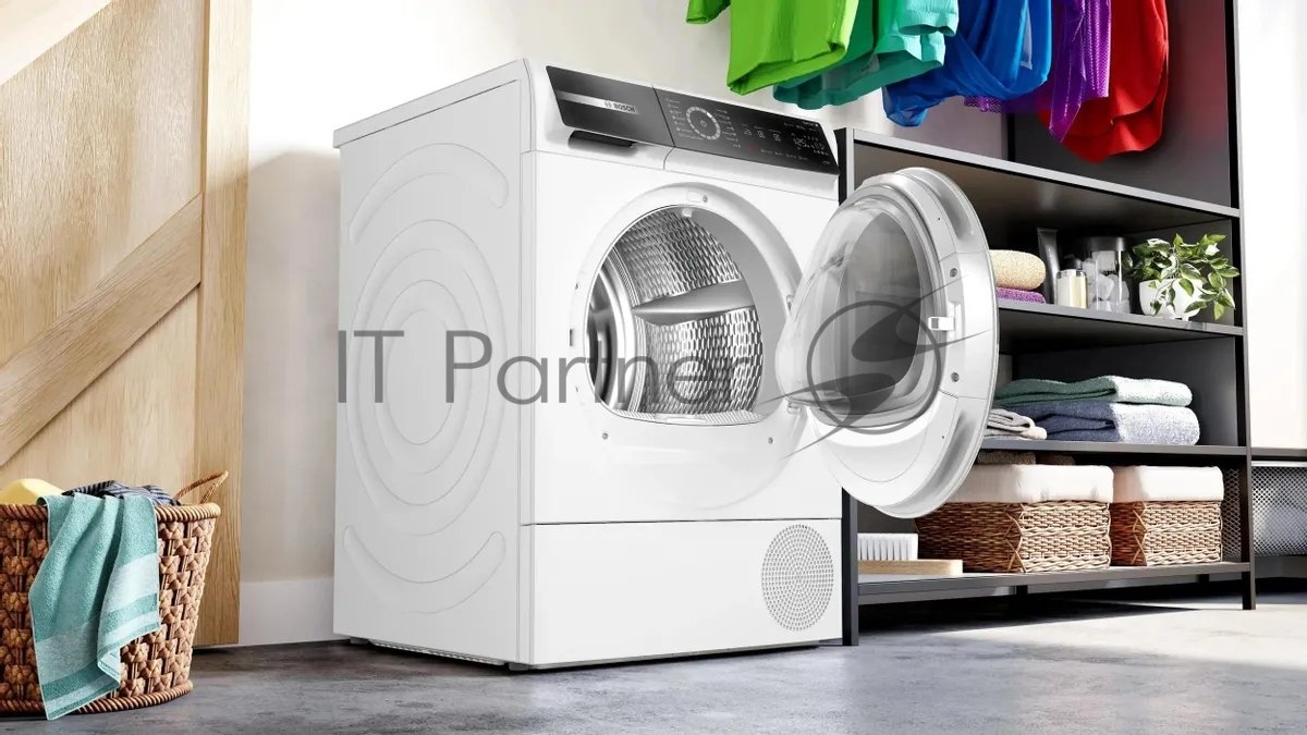 Сушильная машина Bosch WQB245B0ME белый, 9 кг, сушка - конденсационная, программ - 14, 59.8 x 84.2 x 65.1 см