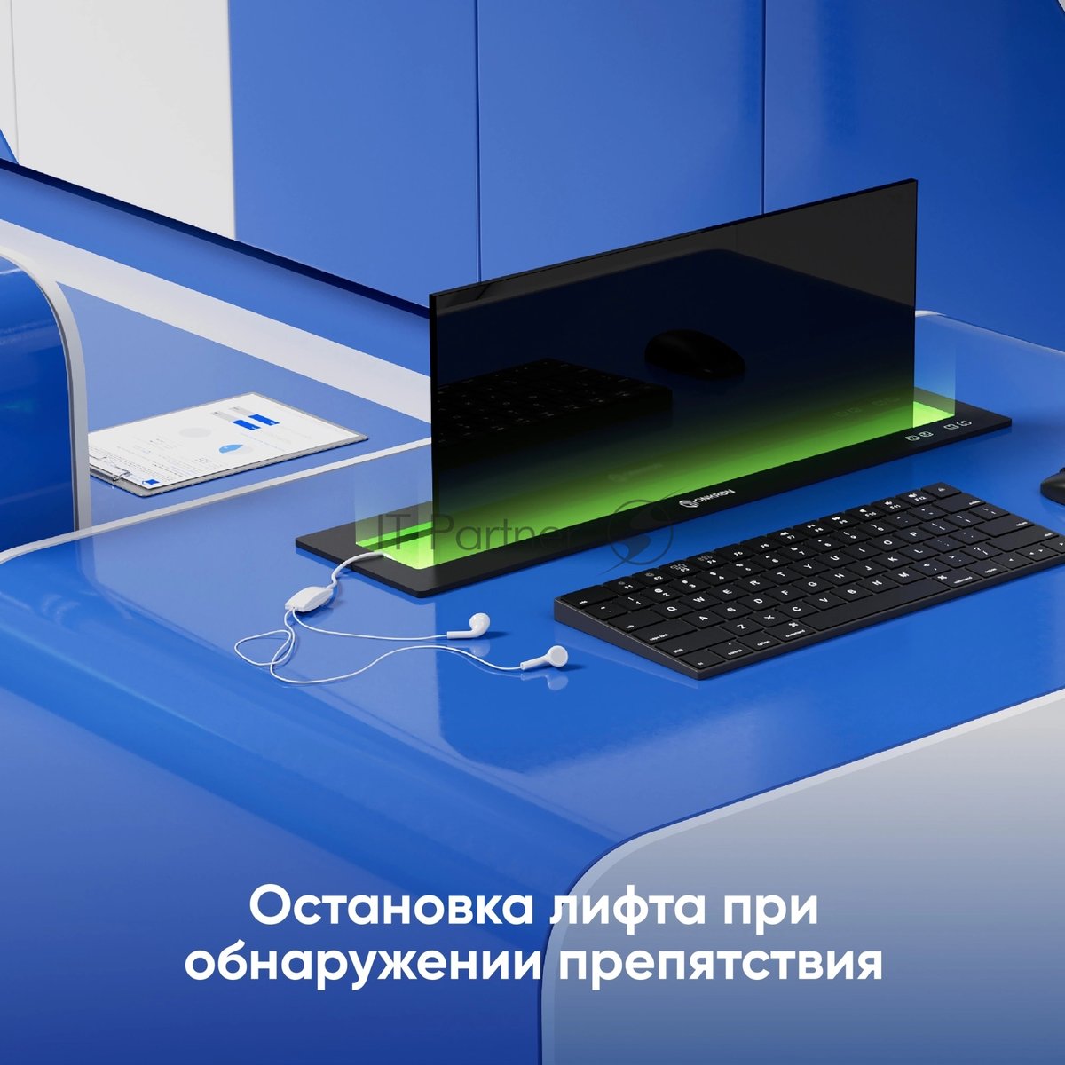 Кронштейн для мониторов Onkron NWS-SC24 черный 13"-24" макс.15кг настольный