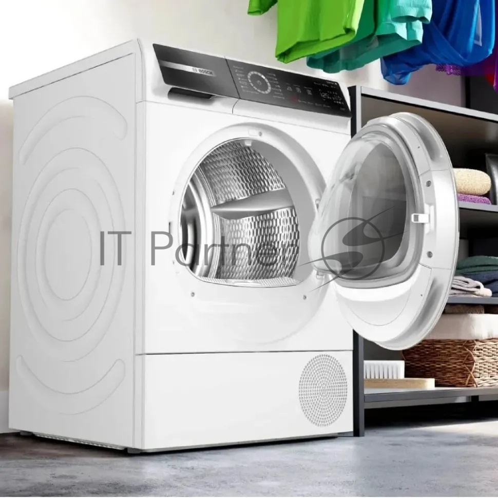 Сушильная машина Bosch WQB245B0ME белый, 9 кг, сушка - конденсационная, программ - 14, 59.8 x 84.2 x 65.1 см