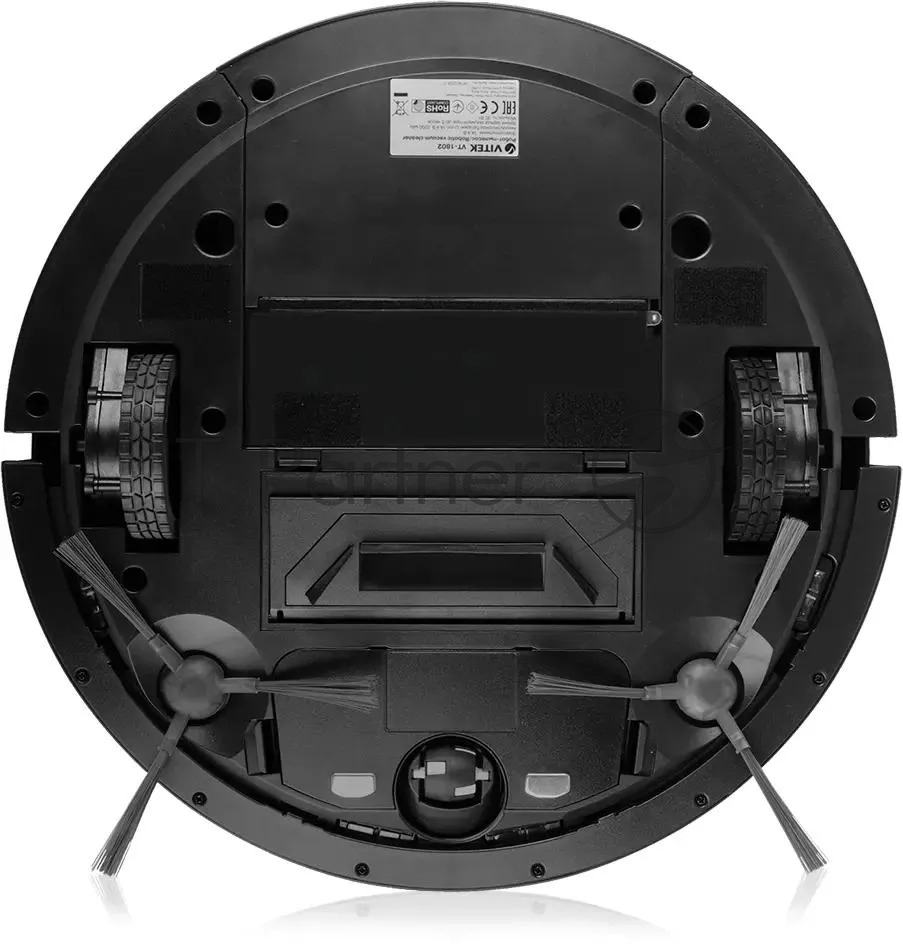 Робот-пылесос Vitek VT-1802 черный, 2200 мА·ч Li-Ion, уборка сухая, пылесборник контейнер 0.7 л