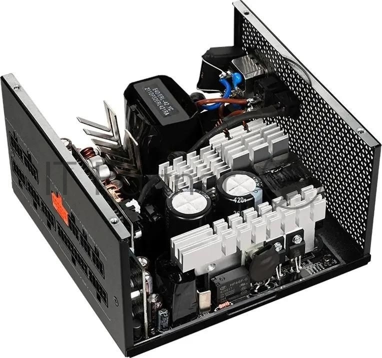 Блок питания PCCOOLER, 850W 80+ Gold (ATX, 3.1, PCIe 5.1 600W, Full modular, 1x24(20+4)pin 550мм, 2xCPU 8(4+4)pin 650мм, 3xPCIe 8(6+2)pin 500мм, 1x12V(2x6) 12+4pin 650мм, 3xSATA*3+MOLEX4pin*1 450+120+120+120мм, Active, 135x135mm, 150x150x86mm, APFC, OVP, UVP, OCP, SCP, OTP, OPP, SPD)