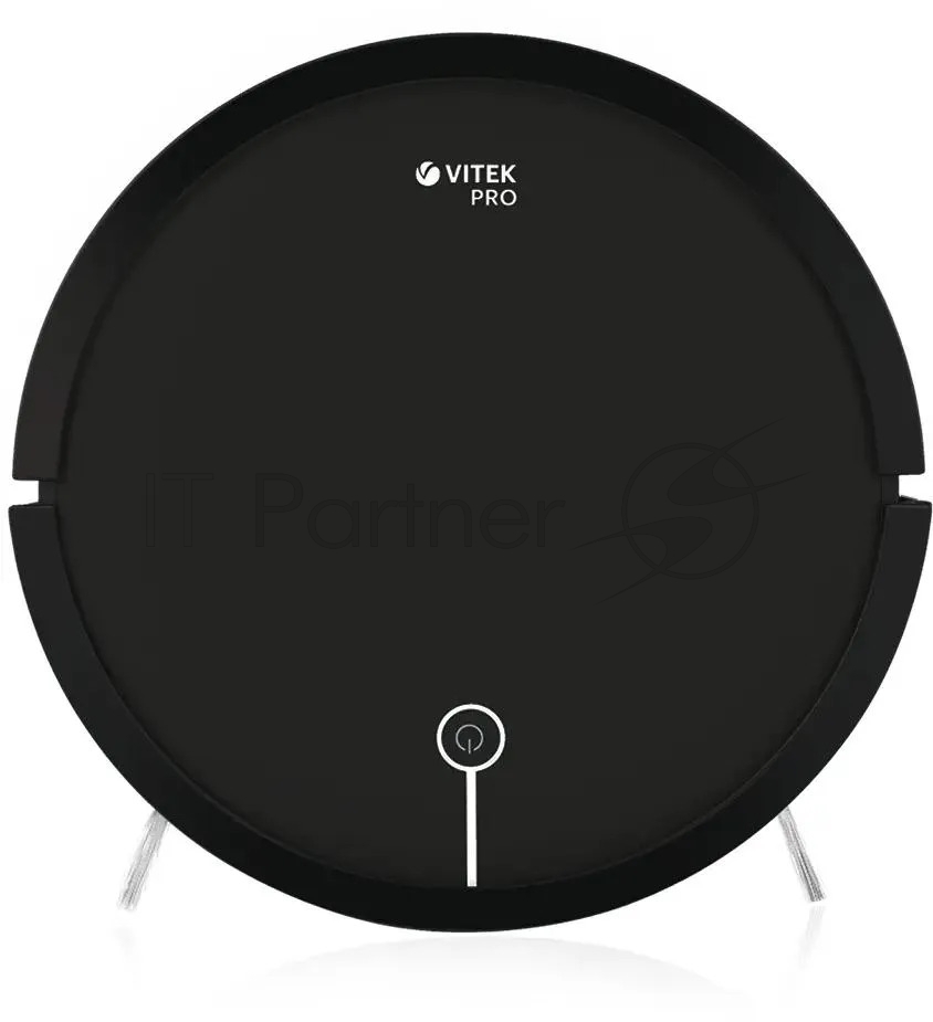 Робот-пылесос Vitek VT-1802 черный, 2200 мА·ч Li-Ion, уборка сухая, пылесборник контейнер 0.7 л