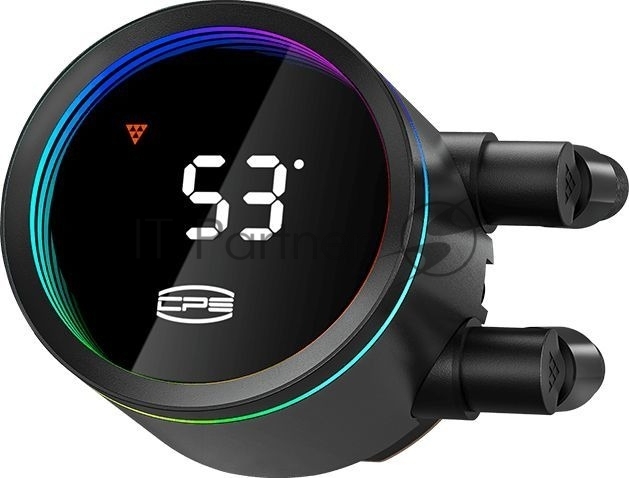 СЖО PCCOOLER DA360 Pro ARGB Digital BK, 360мм, ARGB, дисплей, черный