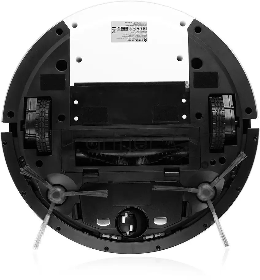 Робот-пылесос Vitek VT-1804 белый/серый, 2500 мАч Li-Ion, уборка сухая/влажная, пылесборник контейнер 0.45 л