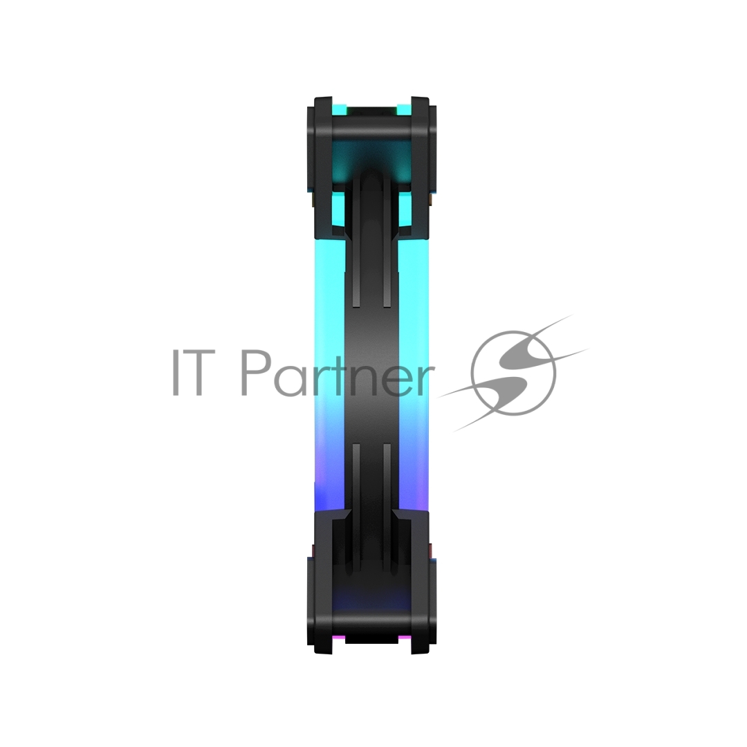 Вентилятор для корпуса PCCooler F3 T120 ARGb черный, 120 мм, 1800 об/мин, 21.6 дБ, 4 pin