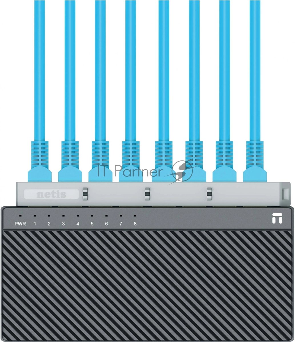 Коммутатор Netis ST3108C, 8×100 Мбит/с, неуправляемый