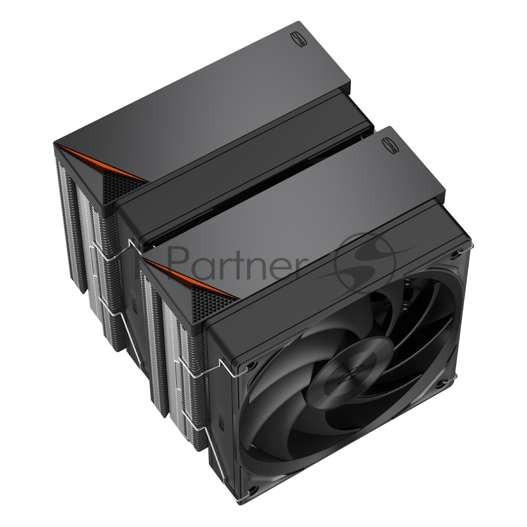 Кулер для процессора PCCooler RZ620 BK (260W, 4-pin PWM, 157.5мм, Al/Cu, 6x6мм, 1x120мм, 86.73CFM, 32dBA, 2200RPM, S: 1851/1700/1200/115X, AM5/AM4, черный)