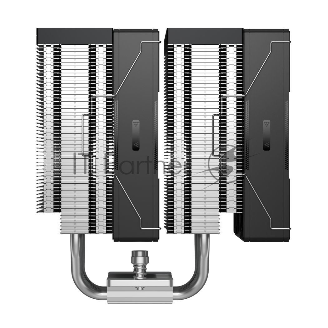 Кулер для процессора PCCooler RZ620 BK (260W, 4-pin PWM, 157.5мм, Al/Cu, 6x6мм, 1x120мм, 86.73CFM, 32dBA, 2200RPM, S: 1851/1700/1200/115X, AM5/AM4, черный)