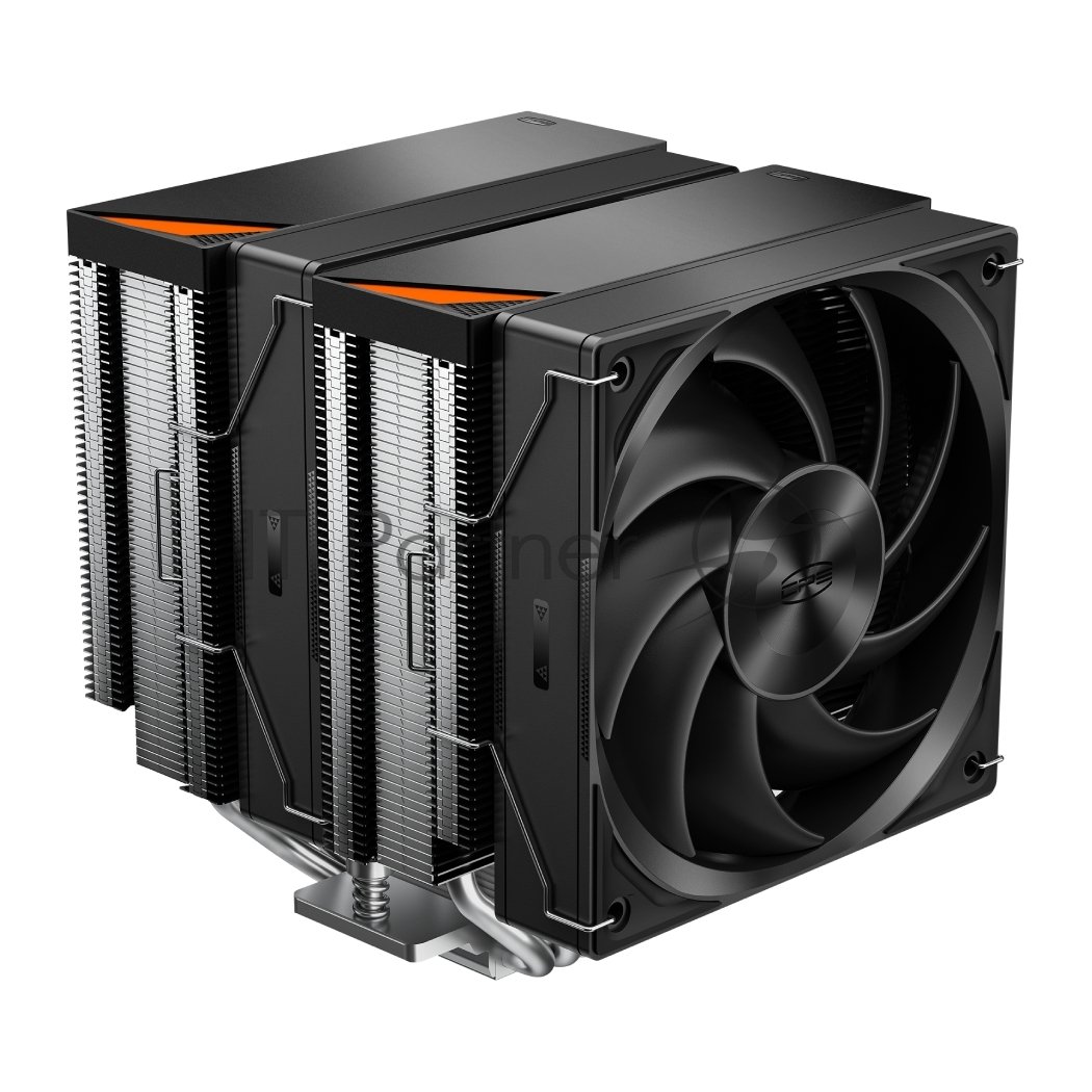 Кулер для процессора PCCooler RZ620 BK (260W, 4-pin PWM, 157.5мм, Al/Cu, 6x6мм, 1x120мм, 86.73CFM, 32dBA, 2200RPM, S: 1851/1700/1200/115X, AM5/AM4, черный)